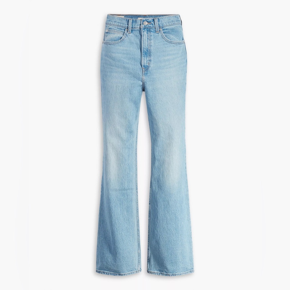 Levi’s 70’s High Flare Women’s Jeans in Light Wash W28L32 - Picture 4 of 6